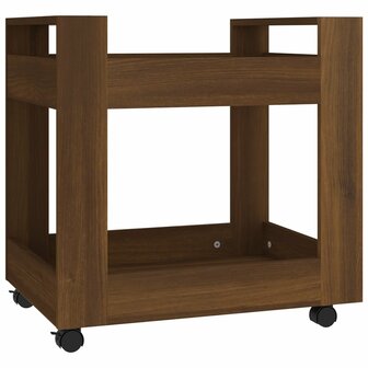 Bureaukastje 60x45x60 cm bewerkt hout bruin eikenkleur 2