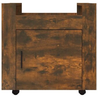 Bureaukastje 60x45x60 cm bewerkt hout gerookt eikenkleurig 6
