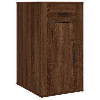 Bureaukastje 40x49x75 cm bewerkt hout bruin eikenkleur 2