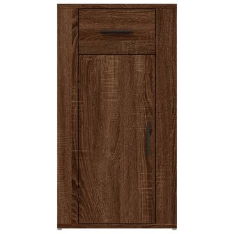 Bureaukastje 40x49x75 cm bewerkt hout bruin eikenkleur 6