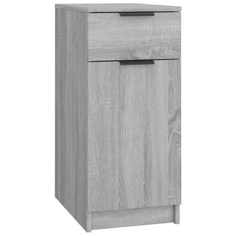 Bureaukast 33,5x50x75 cm bewerkt hout grijs sonoma eikenkleurig 2