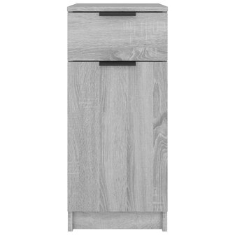 Bureaukast 33,5x50x75 cm bewerkt hout grijs sonoma eikenkleurig 6