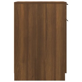 Bureaukast 33,5x50x75 cm bewerkt hout bruin eikenkleur 8