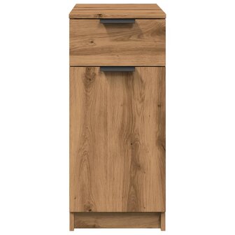 Bureaukast 33x50x75 cm bewerkt hout artisanaal eikenkleurig 5