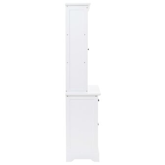 Buffetkast met 4 deuren 80x40x180 cm MDF en grenenhout 3