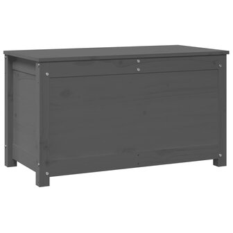 Opbergbox grijs 80x40x45,5 cm massief grenenhout 2