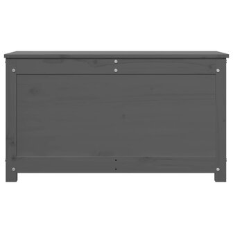 Opbergbox grijs 80x40x45,5 cm massief grenenhout 5