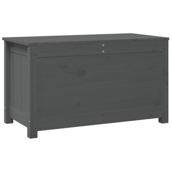 Opbergbox grijs 80x40x45,5 cm massief grenenhout 7