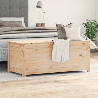 Opbergbox 110x50x45,5 cm massief grenenhout 3