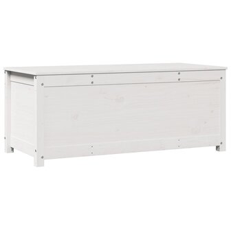Opbergbox wit 110x50x45,5 cm massief grenenhout 2