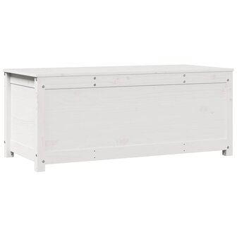 Opbergbox wit 110x50x45,5 cm massief grenenhout 7