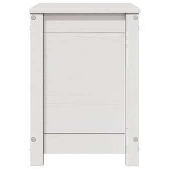 Opbergbox wit 60x32x45,5 cm massief grenenhout 6