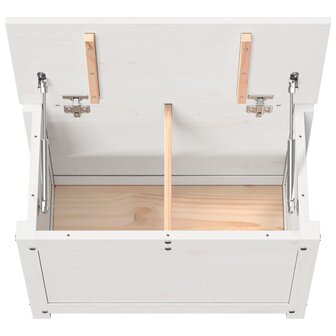 Opbergbox wit 60x32x45,5 cm massief grenenhout 8