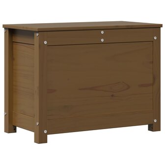 Opbergbox honingbruin 60x32x45,5 cm massief grenenhout 2