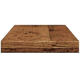 Wandschappen 4 st 40x10x1,5 cm bewerkt hout oud houtkleurig 6