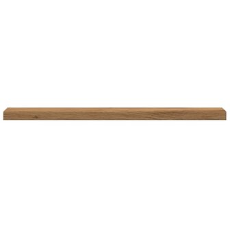 Wandschappen 4 st 40x10x1,5 cm bewerkt hout artisanaal eiken 5