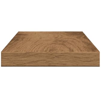 Wandschappen 4 st 40x10x1,5 cm bewerkt hout artisanaal eiken 6