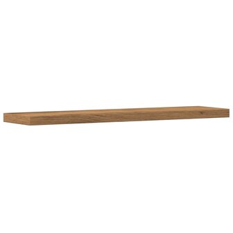 Wandschappen 4 st 40x10x1,5 cm bewerkt hout artisanaal eiken 7