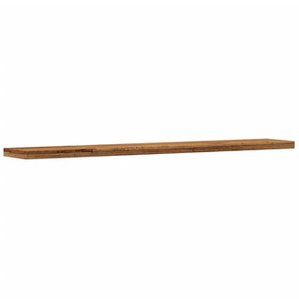 Wandschappen 4 st 60x10x1,5 cm bewerkt hout oud houtkleurig 4