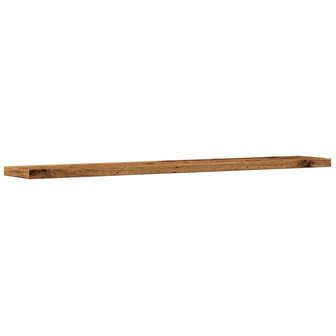 Wandschappen 4 st 60x10x1,5 cm bewerkt hout oud houtkleurig 7
