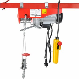 Elektrische lier 1000 W 200/400 kg 2