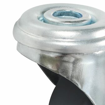 Zwenkwielen met boutgaten 4 st 50 mm 10