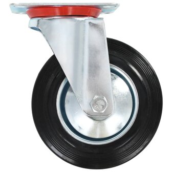 8 st Zwenkwielen 160 mm 4