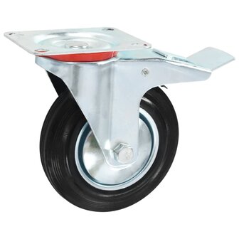 8 st Zwenkwielen 160 mm 3