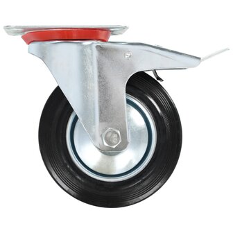 8 st Zwenkwielen 160 mm 4
