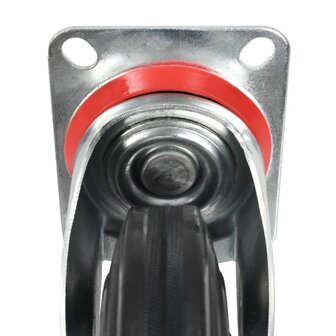 8 st Zwenkwielen 200 mm 8