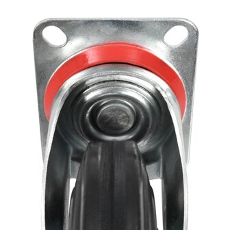 12 st Zwenkwielen 200 mm 7