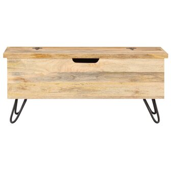 Opbergkist 90x40x45 cm massief mangohout 3