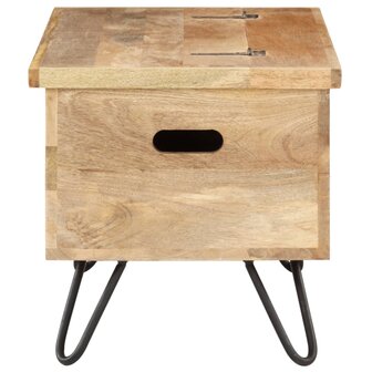 Opbergkist 90x40x45 cm massief mangohout 4