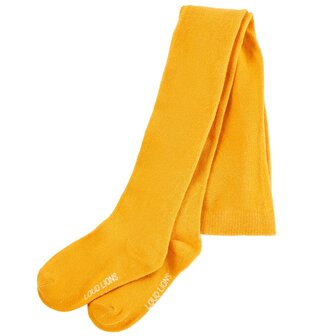 Kindermaillot 140 okerkleurig 1