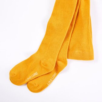 Kindermaillot 140 okerkleurig 2