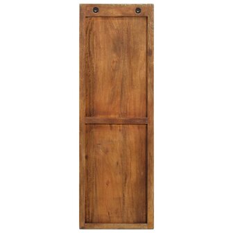 Wandkapstokken 2 st 36x3x110 cm massief gerecycled hout 4