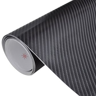 2 st Autofolie 4D 100x150 cm zwart 1