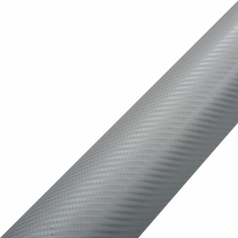 2 st Autofolie 4D 100x150 cm + 50x150 cm zilverkleurig 3