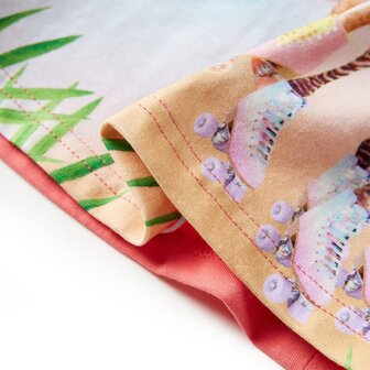 Kinderjurk 116 koraalkleurig 5