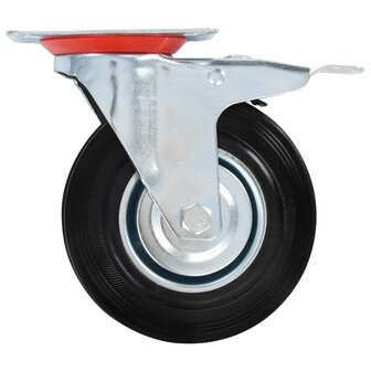 8 st Zwenkwielen 125 mm 4