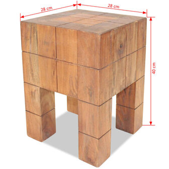 Kruk massief mahoniehout 5