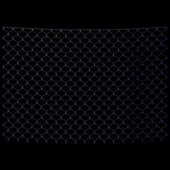 Kerstnetverlichting 544 LED&amp;apos;s binnen en buiten 4x4 m blauw 4