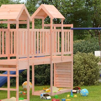 Speeltoren met rotswand 53x110,5x214 cm massief douglashout 2
