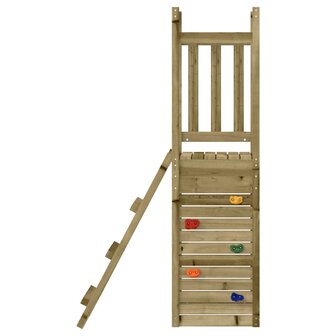 Speelhuis 53x46,5x169 cm ge&iuml;mpregneerd grenenhout 4