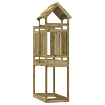 Speeltoren 52,5x110,5x214 cm ge&iuml;mpregneerd grenenhout 5