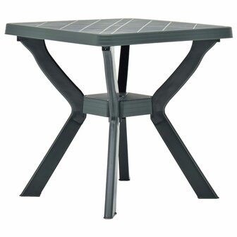 Bistrotafel 70x70x72 cm kunststof groen 3