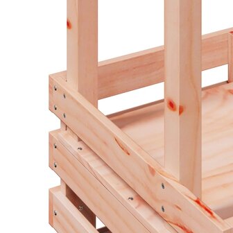 Tuinbartafel met dak 112,5x57x195,5 cm massief hout 7