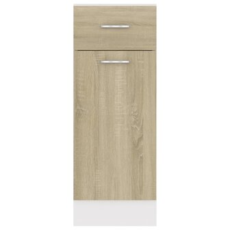 Onderkast met lade 30x46x81,5 cm bewerkt hout sonoma eiken 7