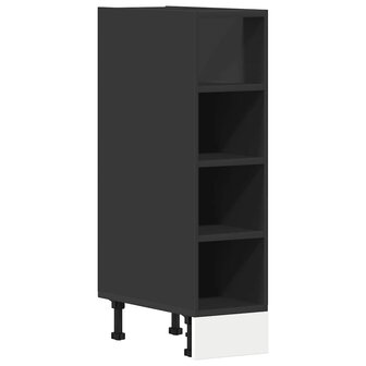 Onderkast 20x44,5x81,5 cm bewerkt hout zwart 2