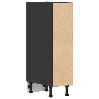 Onderkast 20x44,5x81,5 cm bewerkt hout zwart 6